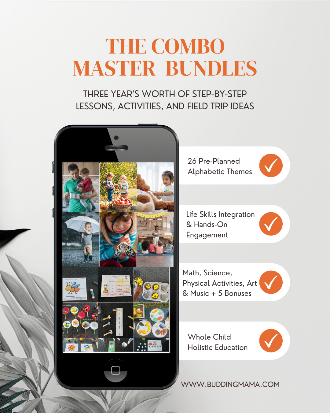 combo master bundles detail cell phone with gallery and information budding mama