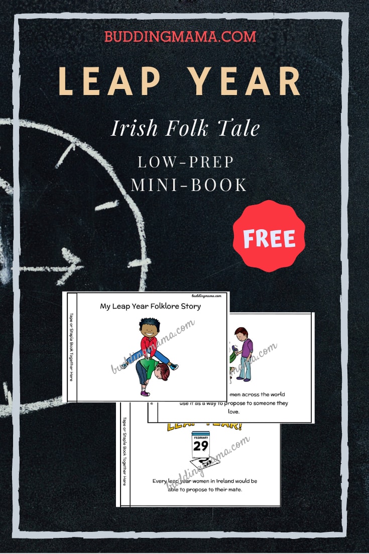 leap year minibook irish folktale leapfrog women proposing to men february 29th