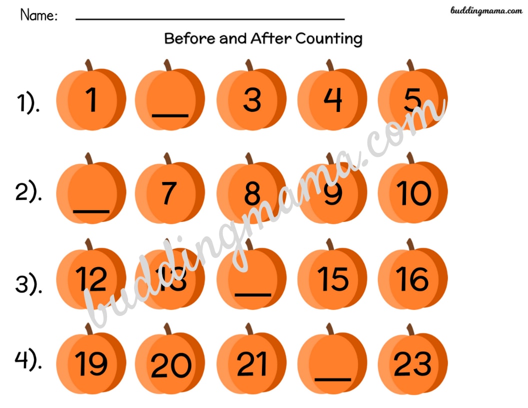 Halloween Printable Pack – Budding Mama