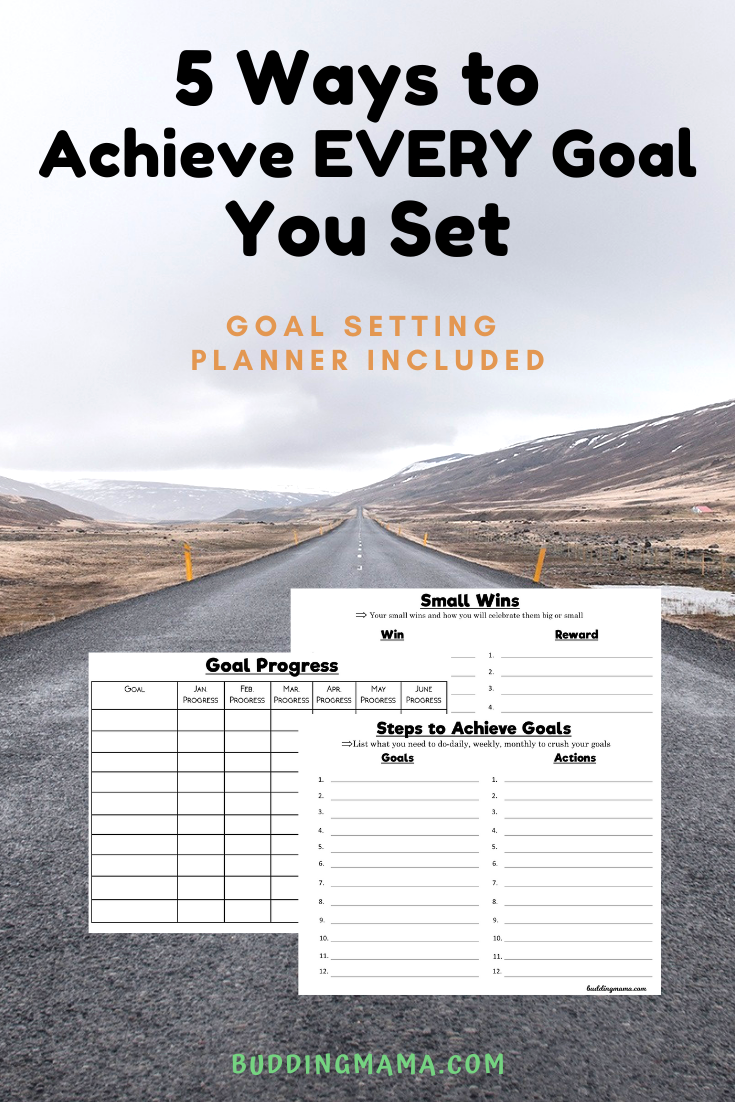 Goal setting planner freebie printable downloadnew years resolution