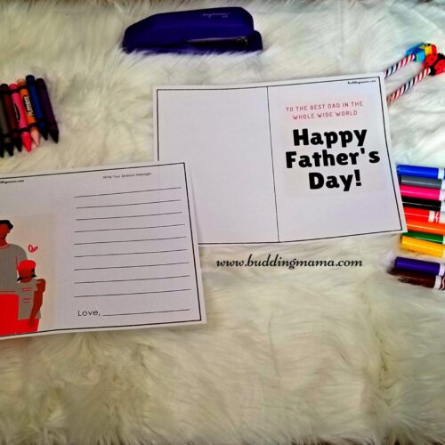 fathers day unit study printable pack create a card activity pre k kindergarten buddingmama