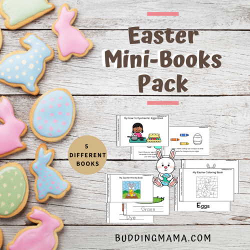 Easter Printable Pack Unit Study Budding Mama Mini Storybooks