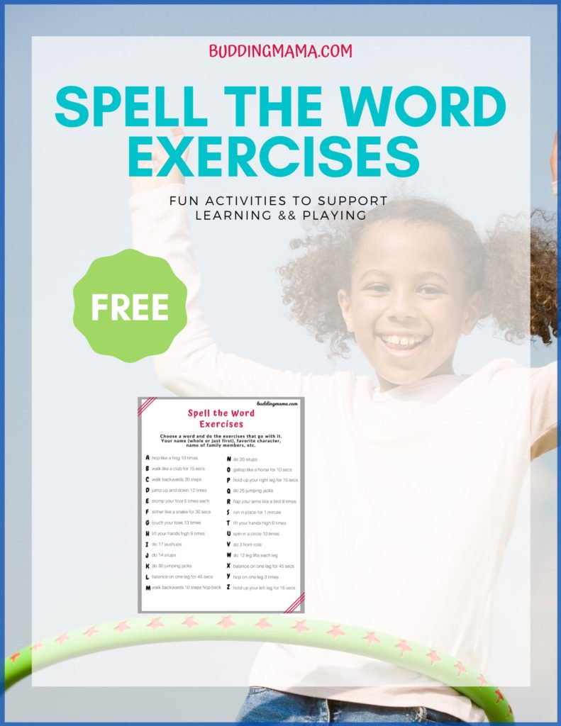 spell the word exercises boredom buster and rainy day fun buddingmama