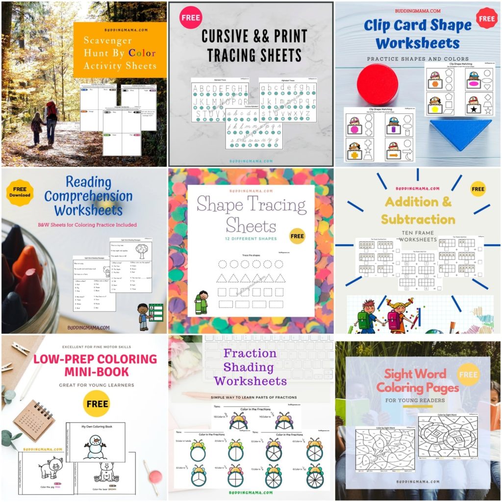 14 days of free printables available to my V.I.P subscribers with numerous worksheets