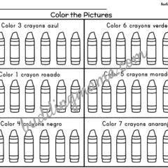 Spanish Colors Printable Pack – Budding Mama