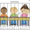 buddingmama letter puzzles spanish school vocabulary