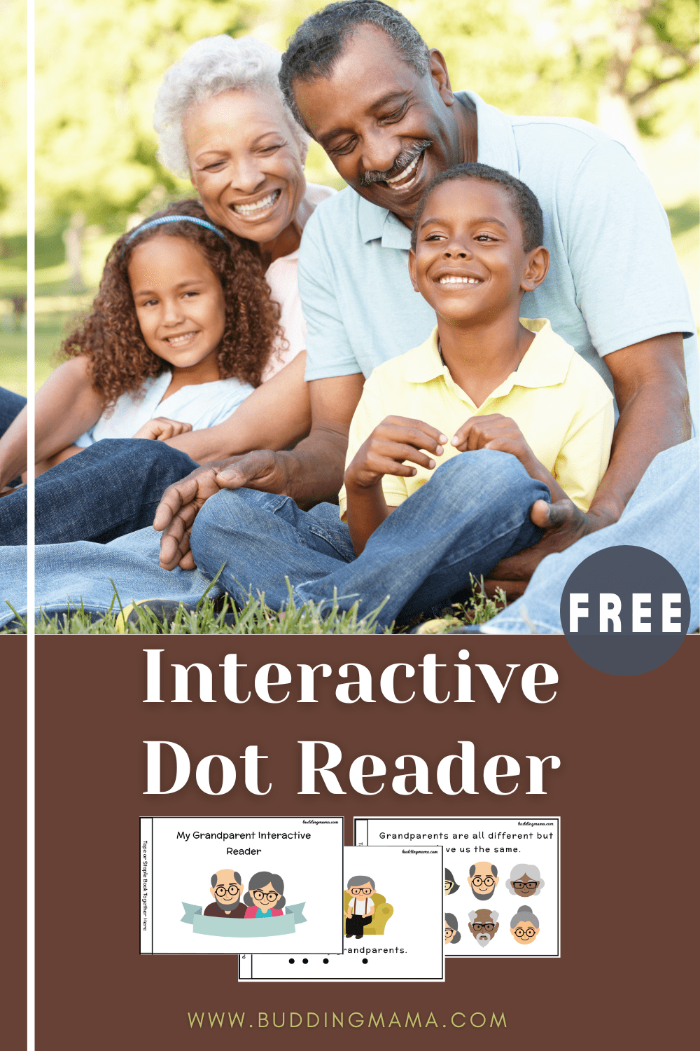 Grandparents Day Interactive Dot Tracker Reader Free Download