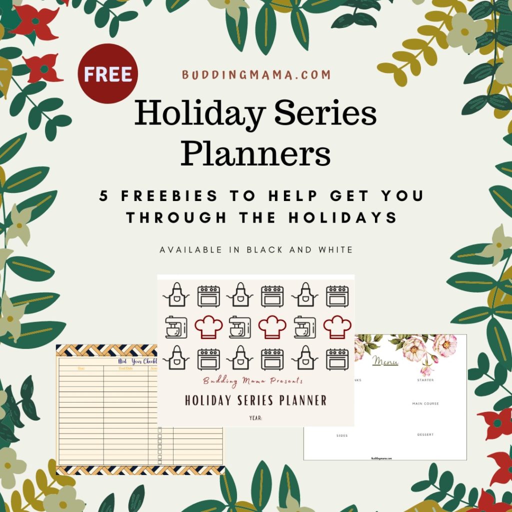 holiday homeschooling series with three different freebies to get through the holiday easier and like a pro buddingmama
