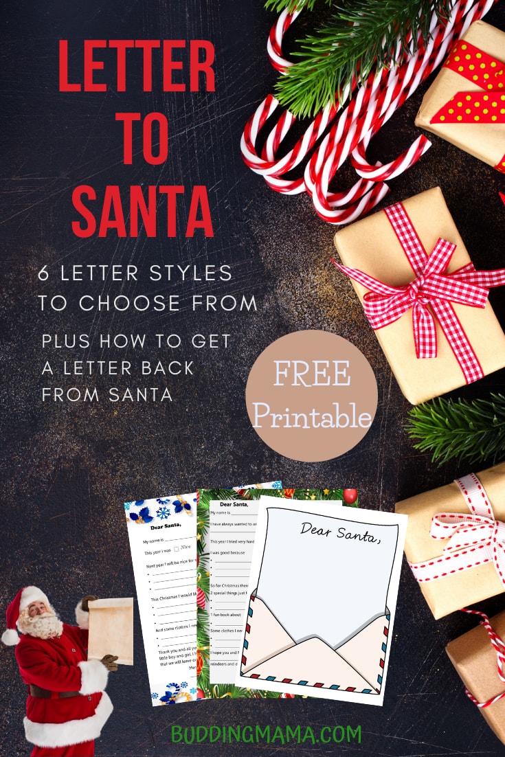 letter to santa free templates budding mama and how to get a letter back