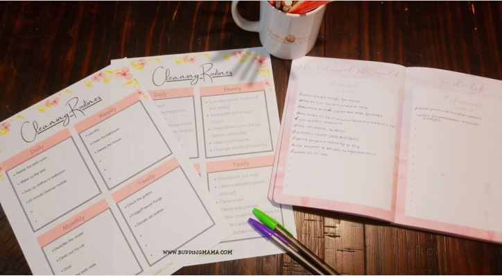 Cleaning Checklists for Moms Free Printable PIC