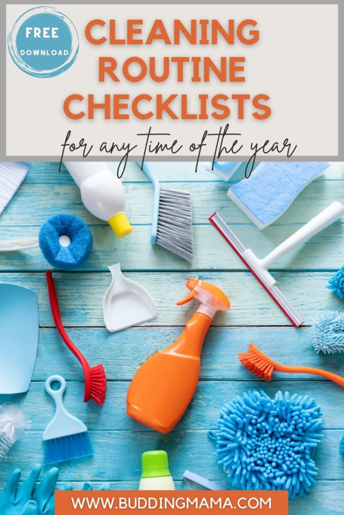 Cleaning Routine Checklists Daily Monthly Yearly Free Editable Printable