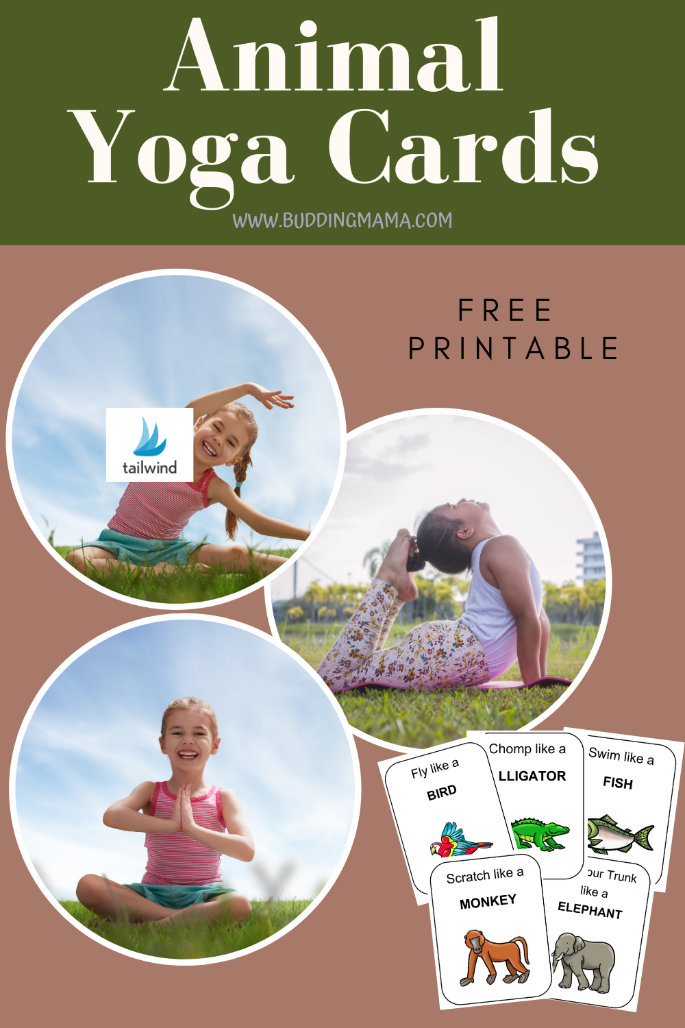 Fun Animal Yoga Cards To Keep Your Little Ones Active Budding Mama