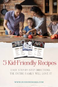 Easy Step by Step Kid Friendly Recipe Cards Budding Mama Pin