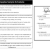 Sample Weekly Preschool Activities Schedule Budding Mama