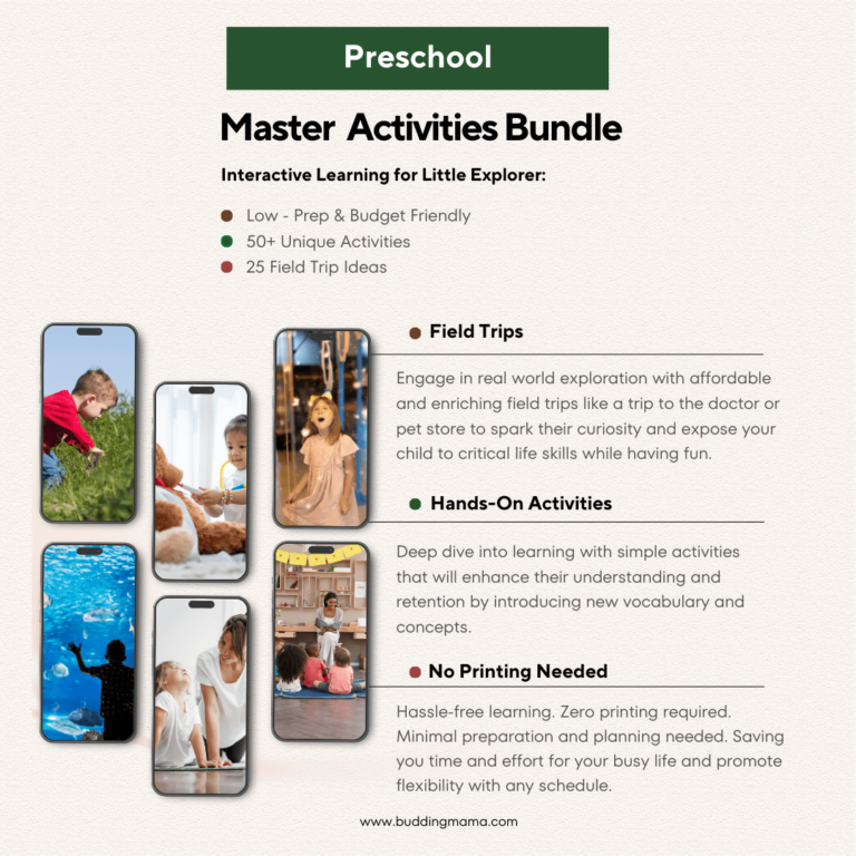 Activity Master Preschool Master Activities Bundle – Budding Mama