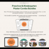 Preschool and Kindergarten combo master bundles over 600 activities images