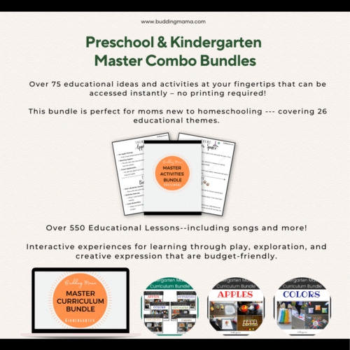 Preschool and Kindergarten combo master bundles over 600 activities images